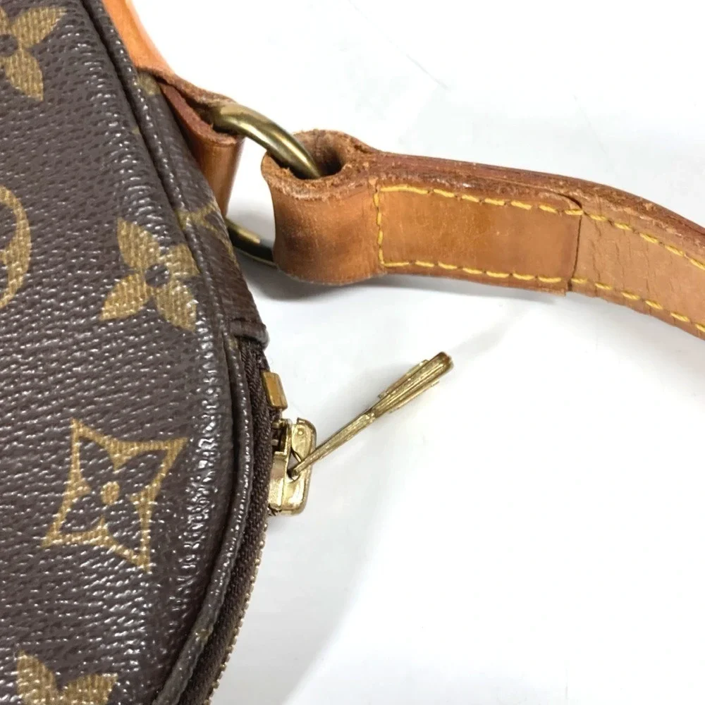 LOUIS VUITTON Brown Monogram Canvas Shoulder Bag